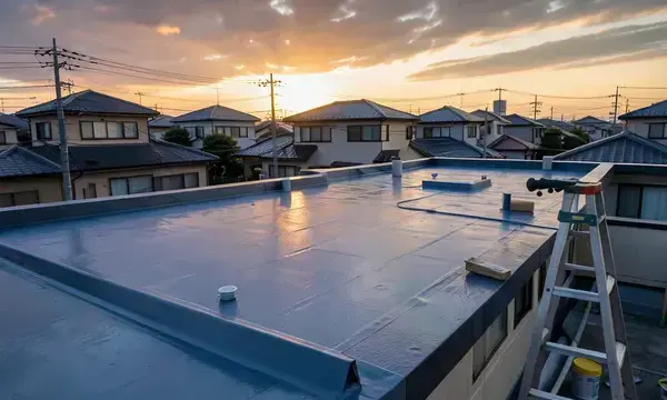 大阪の屋上